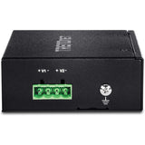 TRENDnet 5-Port Industrial Fast Ethernet DIN-Rail Switch, TI-PE50, Ethernet Splitter, NDAA & TAA Compliant, 90W, DIN-Rail, IP30 Rated, Lifetime Protection, Black — TI-PE50