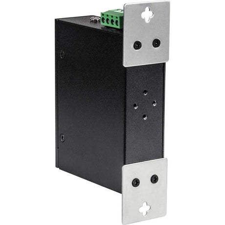 TRENDnet 5-Port Industrial Fast Ethernet DIN-Rail Switch, TI-PE50, Ethernet Splitter, NDAA & TAA Compliant, 90W, DIN-Rail, IP30 Rated, Lifetime Protection, Black — TI-PE50