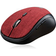 Adesso iMouse S80R - Wireless Fabric Optical Mini Mouse (Red) — iMouseS80R