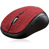 Adesso iMouse S80R - Wireless Fabric Optical Mini Mouse (Red) — iMouseS80R