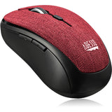 Adesso iMouse S80R - Wireless Fabric Optical Mini Mouse (Red) — iMouseS80R