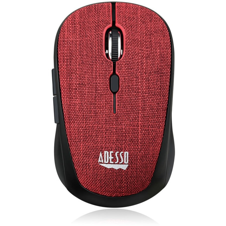 Adesso iMouse S80R - Wireless Fabric Optical Mini Mouse (Red) — iMouseS80R