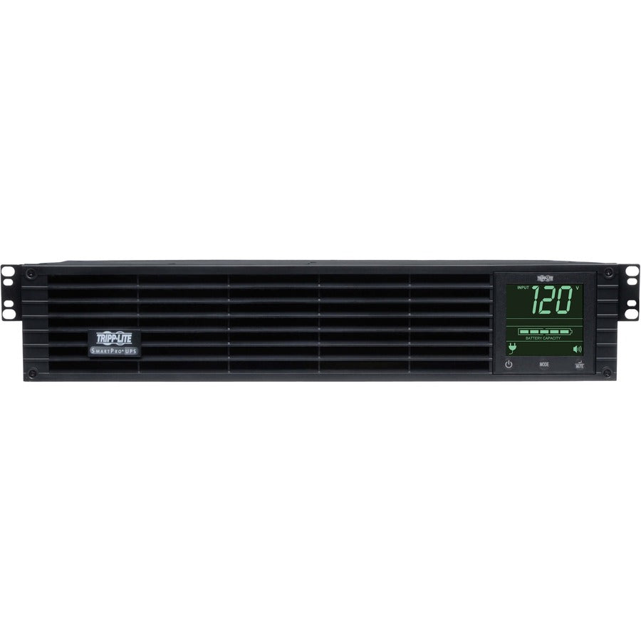 Eaton Tripp Lite Series SmartPro 120V 1000VA 800W Line-Interactive Sine Wave UPS, 2U, WEBCARDLX, LCD, USB, DB9, 6 Outlets — SMART1000RM2UN