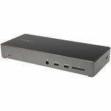 StarTech.com USB C Dock, Triple 4K Monitor USB-C Docking Station with DP 1.4 & DSC, 2x DisplayPort & 1x HDMI, 100W PD, 6x USB (2x 10Gbps) — DK31C2DHSPD