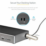 StarTech.com USB C Dock, Triple 4K Monitor USB-C Docking Station with DP 1.4 & DSC, 2x DisplayPort & 1x HDMI, 100W PD, 6x USB (2x 10Gbps) — DK31C2DHSPD