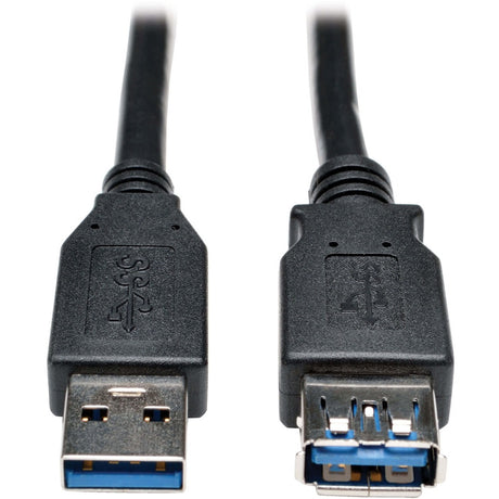 Eaton Tripp Lite Series USB 3.0 SuperSpeed Extension Cable - USB M/F, Black, 3 ft. (0.91 m) — U324-003-BK