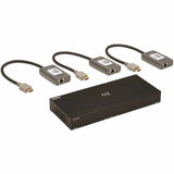 Eaton Tripp Lite Series 4-Port HDMI over Cat6 Extender Kit, Splitter/3x Pigtail Receivers - 4K 60 Hz, HDR, 4:4:4, PoC, 230 ft. (70.1 m), TAA — B127A-004-BHPH3