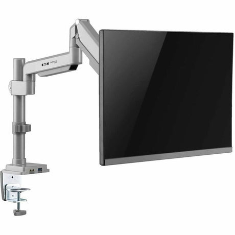 Eaton Tripp Lite Series Single-Display Gas Spring-Arm Desktop Clamp or Grommet for 13" to 34" Displays - USB and Audio Ports, Aluminum — DDR1732SAL