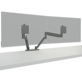 Chief Koncis Desk Mount Dual Monitor Arm - For 10-32 inch Displays - Height Adjustable - Silver — DMA2S
