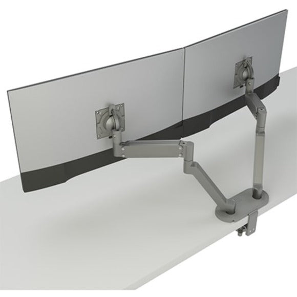 Chief Koncis Desk Mount Dual Monitor Arm - For 10-32 inch Displays - Height Adjustable - Silver — DMA2S