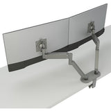 Chief Koncis Desk Mount Dual Monitor Arm - For 10-32 inch Displays - Height Adjustable - Silver — DMA2S