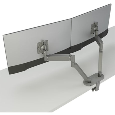 Chief Koncis Desk Mount Dual Monitor Arm - For 10-32 inch Displays - Height Adjustable - Silver — DMA2S