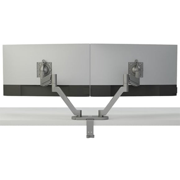 Chief Koncis Desk Mount Dual Monitor Arm - For 10-32 inch Displays - Height Adjustable - Silver — DMA2S