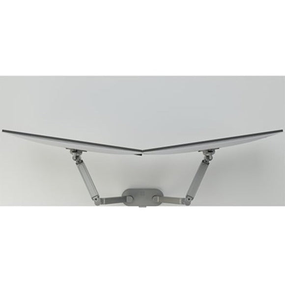Chief Koncis Desk Mount Dual Monitor Arm - For 10-32 inch Displays - Height Adjustable - Silver — DMA2S