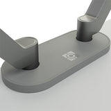 Chief Koncis Desk Mount Dual Monitor Arm - For 10-32 inch Displays - Height Adjustable - Silver — DMA2S