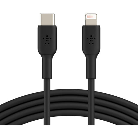 Belkin BoostCharge USB-C to Lightning Cable (1 meter / 3.3 foot, Black) — CAA003bt1MBK