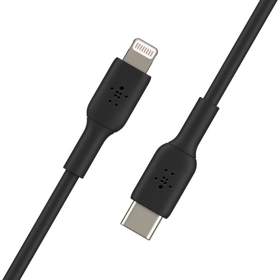 Belkin BoostCharge USB-C to Lightning Cable (1 meter / 3.3 foot, Black) — CAA003bt1MBK