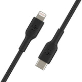 Belkin BoostCharge USB-C to Lightning Cable (1 meter / 3.3 foot, Black) — CAA003bt1MBK