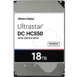 Western Digital Ultrastar DC HC550 18 TB Hard Drive - 3.5" Internal - SAS (12Gb/s SAS) — 0F38353
