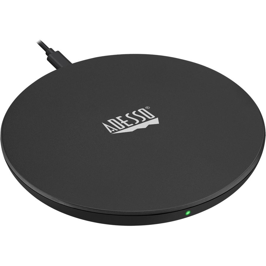 Adesso 10W Max Qi-Certified Disc-Style Wireless Charger — AUH-1010