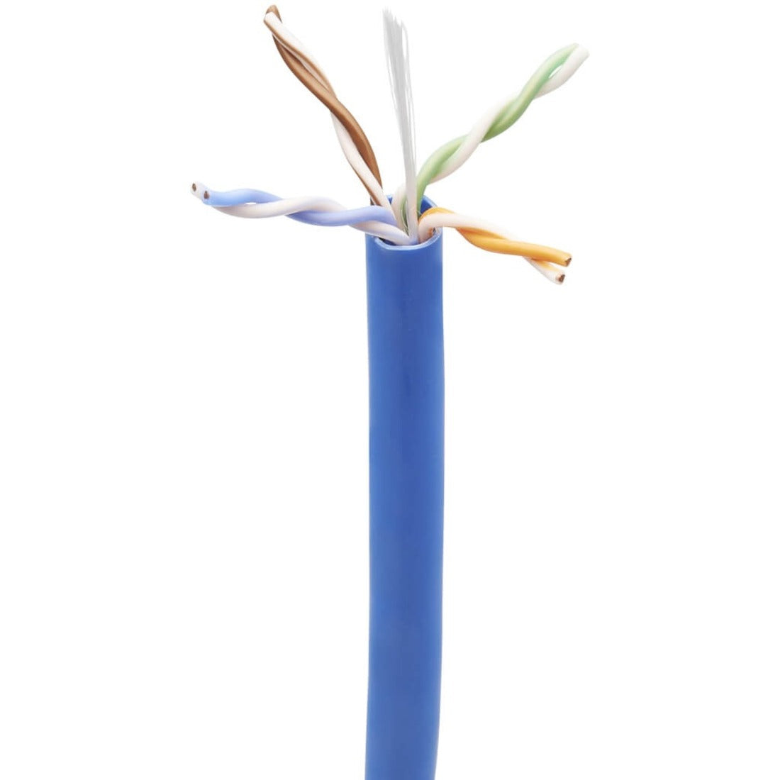 Eaton Tripp Lite Series Cat6 Gigabit Solid Core UTP Bulk Ethernet Cable, CMP-LP 0.5A Plenum, 100W PoE/PoE++, Blue, 1000 ft. (304.8 m) — N224-01K-BL-LP5