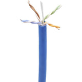 Eaton Tripp Lite Series Cat6 Gigabit Solid Core UTP Bulk Ethernet Cable, CMP-LP 0.5A Plenum, 100W PoE/PoE++, Blue, 1000 ft. (304.8 m) — N224-01K-BL-LP5