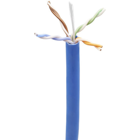Eaton Tripp Lite Series Cat6 Gigabit Solid Core UTP Bulk Ethernet Cable, CMP-LP 0.5A Plenum, 100W PoE/PoE++, Blue, 1000 ft. (304.8 m) — N224-01K-BL-LP5