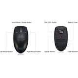 Adesso Antimicrobial Wireless Desktop Mouse — iMouseM60