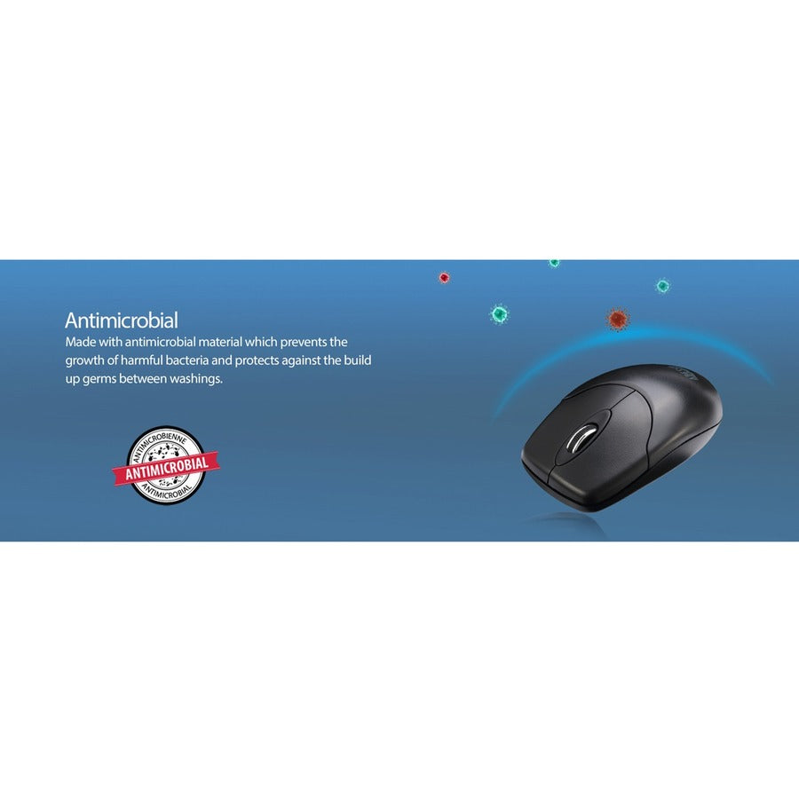 Adesso Antimicrobial Wireless Desktop Mouse — iMouseM60