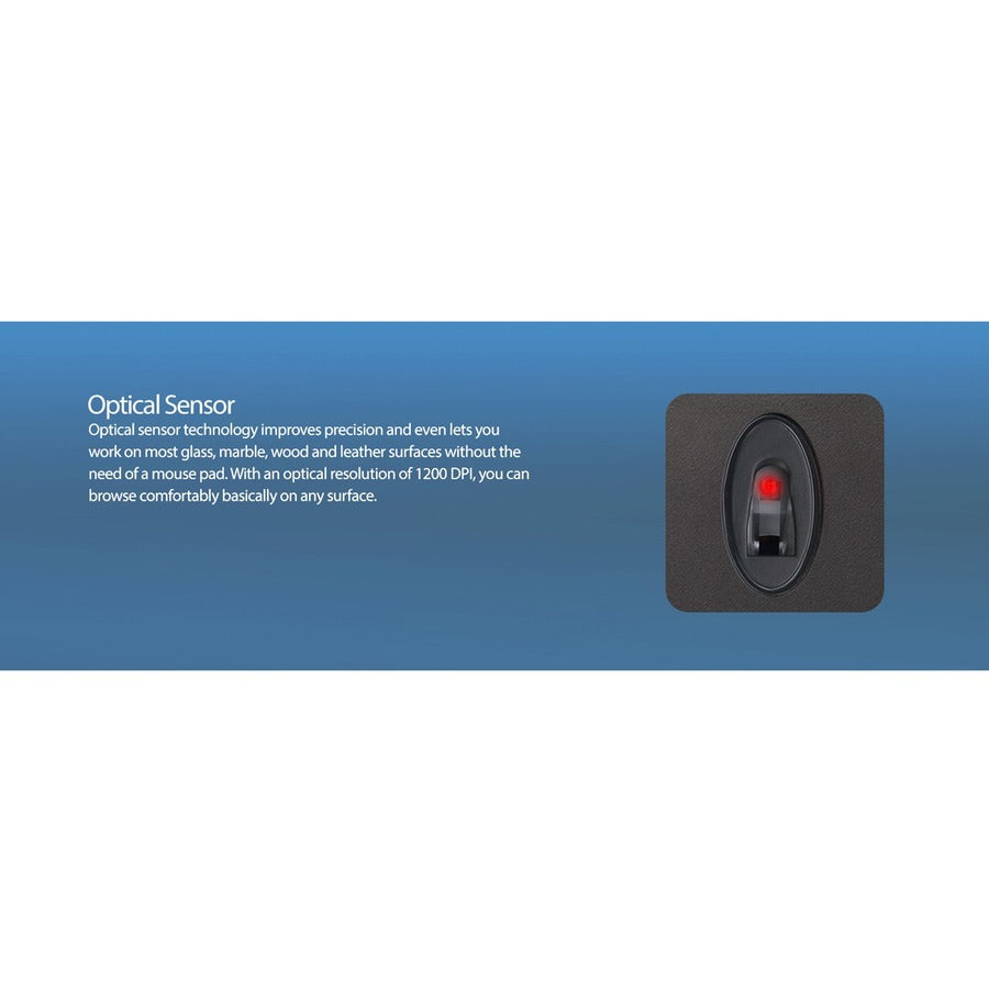 Adesso Antimicrobial Wireless Desktop Mouse — iMouseM60