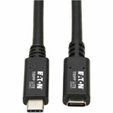 Eaton Tripp Lite Series USB-C Extension Cable (M/F) - USB 3.2 Gen 1 (5 Gbps), Thunderbolt 3 Compatible, Black, 3 ft. (0.91 m) — U421-003