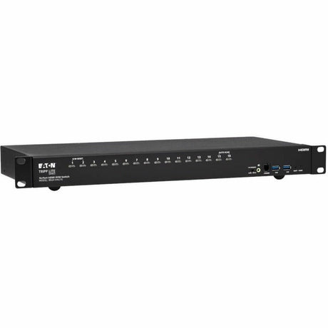 Eaton Tripp Lite Series 16-Port 4K HDMI/USB KVM Switch - 4K 60 Hz Video/Audio, USB Peripheral Sharing, 1U Rack-Mount, TAA — B024-H4U16