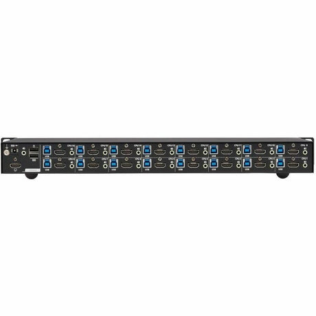 Eaton Tripp Lite Series 16-Port 4K HDMI/USB KVM Switch - 4K 60 Hz Video/Audio, USB Peripheral Sharing, 1U Rack-Mount, TAA — B024-H4U16