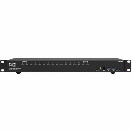 Eaton Tripp Lite Series 16-Port 4K HDMI/USB KVM Switch - 4K 60 Hz Video/Audio, USB Peripheral Sharing, 1U Rack-Mount, TAA — B024-H4U16