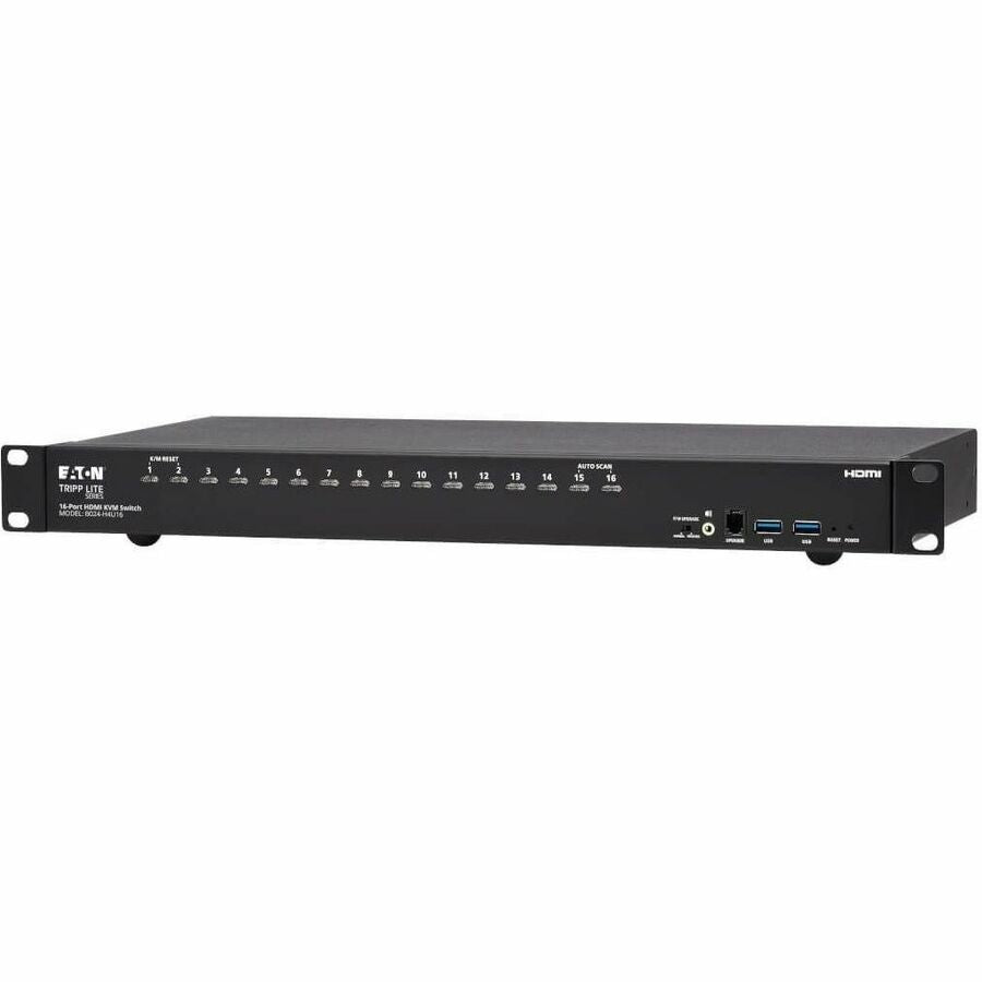 Eaton Tripp Lite Series 16-Port 4K HDMI/USB KVM Switch - 4K 60 Hz Video/Audio, USB Peripheral Sharing, 1U Rack-Mount, TAA — B024-H4U16