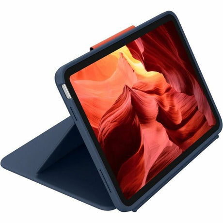 Logitech Rugged Combo 4 Touch Rugged Keyboard/Cover Case (Folio) for 10.9" Apple iPad (10th Generation & A16) iPad, Stylus - Classic Blue — 920-011130