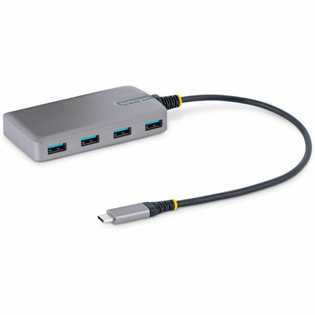 StarTech.com 4-Port USB-C Hub, 5Gbps, Bus Powered, 4x USB-A Ports, Optional Auxiliary Power, Portable USB Type-C Hub, 1ft/30cm Cable — 5G4AB-USB-C-HUB