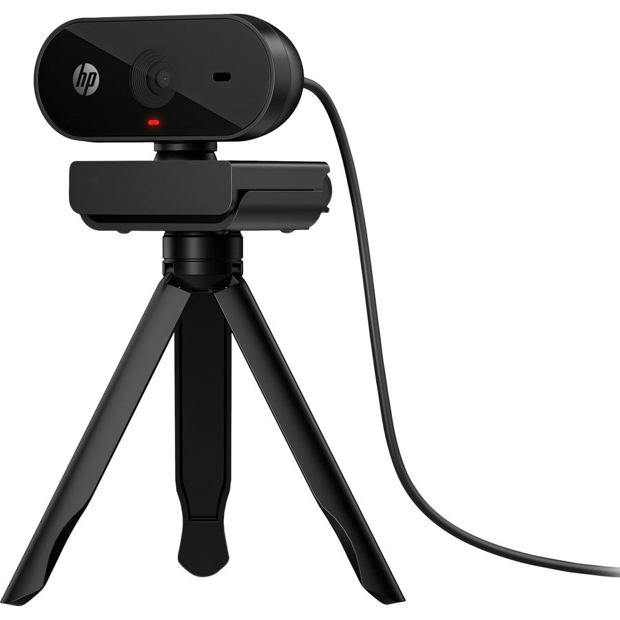 HP 320 Webcam - 30 fps - Black - USB Type A — 53X26AA#ABL