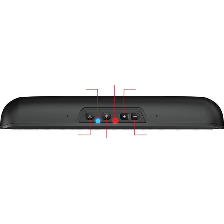 Cyber Acoustics Party Block CA-2890BT Bluetooth Sound Bar Speaker - Black — CA-2890BT