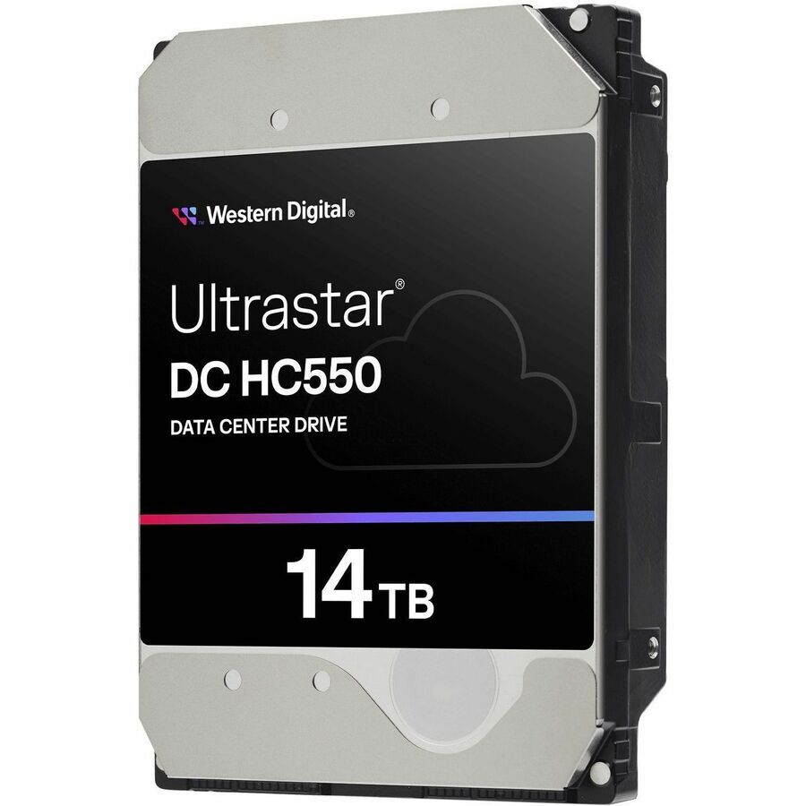 Western Digital Ultrastar DC HC550 WUH721814AL5204 14 TB Hard Drive - 3.5" Internal - SAS (12Gb/s SAS) - Conventional Magnetic Recording (CMR) Method — 0F38528