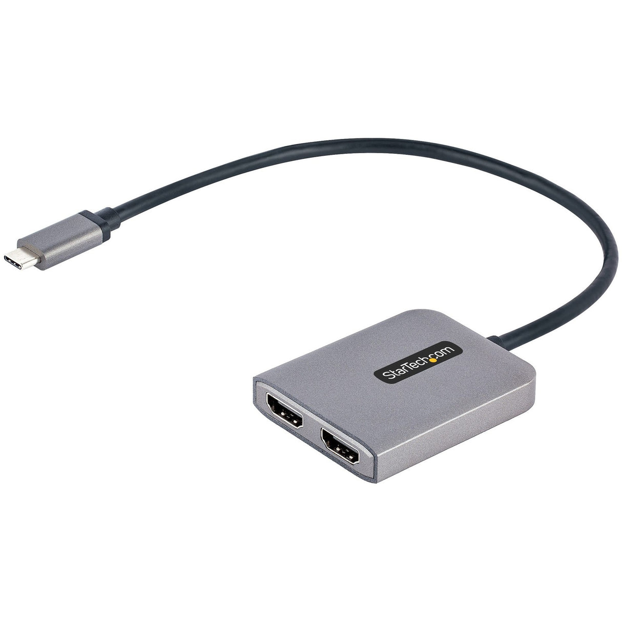 StarTech.com USB-C to Dual HDMI Adapter, USB Type-C Multi-Monitor MST Hub, Dual 4K 60Hz HDMI Laptop Display Extender / Splitter, Windows — MST14CD122HD