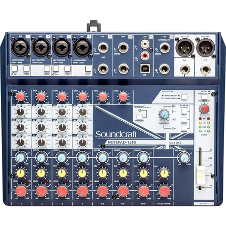 Soundcraft Small-format Analog Mixing Console with USB I/O and Lexicon Effects — SCR-5085985US-01