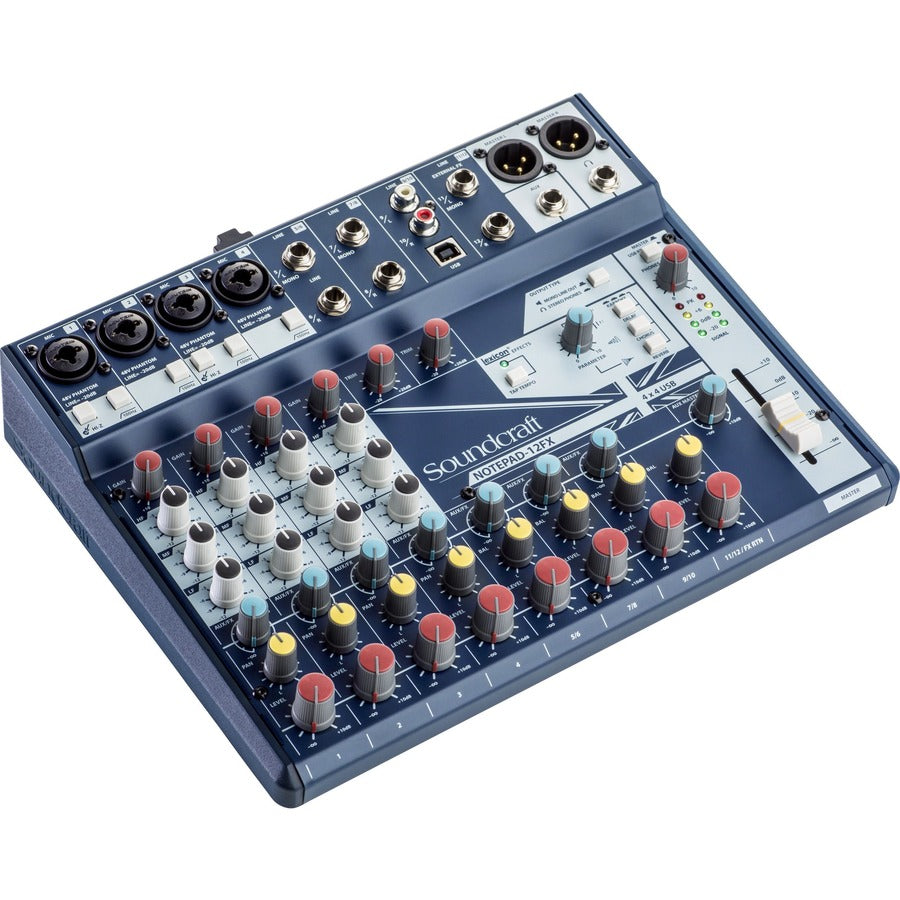 Soundcraft Small-format Analog Mixing Console with USB I/O and Lexicon Effects — SCR-5085985US-01