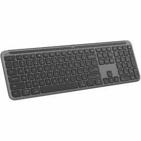 Logitech Signature Slim K950 Wireless Keyboard, Sleek Design, Quiet Typing, Bluetooth, Multi-OS, Graphite — 920-012424