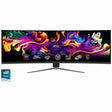 MSI MPG 491CQP QD-OLED 49" Class Dual Quad HD (DQHD) Curved Screen Gaming OLED Monitor - 32:9 - Metallic Black — MPG 491CQP QD-OLED