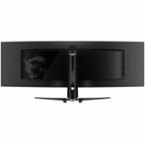 MSI MPG 491CQP QD-OLED 49" Class Dual Quad HD (DQHD) Curved Screen Gaming OLED Monitor - 32:9 - Metallic Black — MPG 491CQP QD-OLED