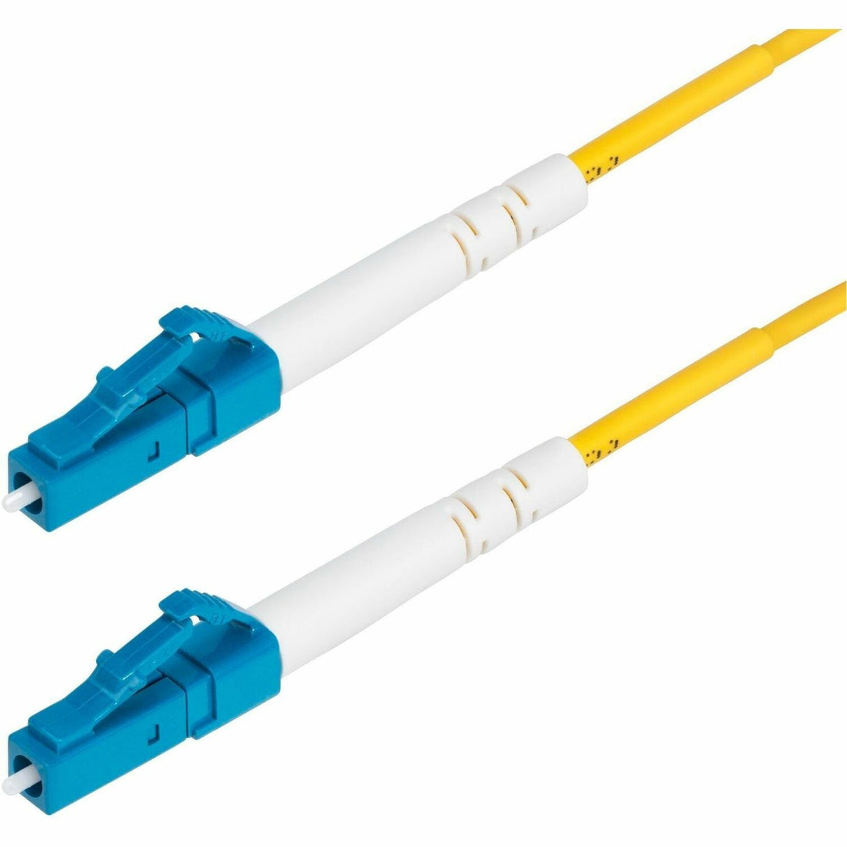 StarTech.com 2m (6.6ft) LC to LC (UPC) OS2 Single Mode Simplex Fiber Optic Cable, 9/125, 40G/100G, Low Insertion Loss, LSZH Jumper Cord — SPSMLCLC-OS2-2M