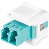 StarTech.com LC to LC Coupler, LC Fiber Coupler, LC/UPC Duplex Keystone Jack, Fiber Optic Keystone Coupler for Patch Panel — DMFKSLCLCCOUPLER