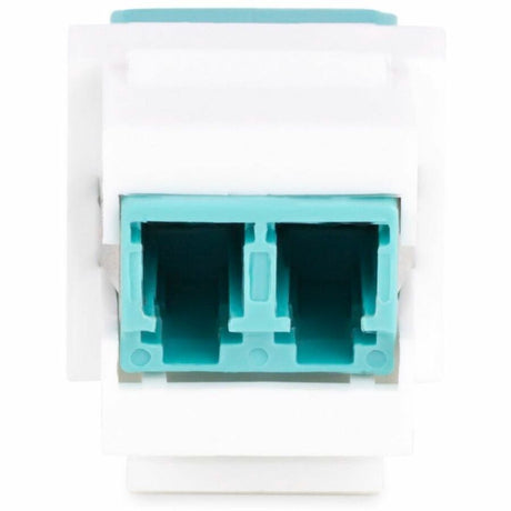 StarTech.com LC to LC Coupler, LC Fiber Coupler, LC/UPC Duplex Keystone Jack, Fiber Optic Keystone Coupler for Patch Panel — DMFKSLCLCCOUPLER