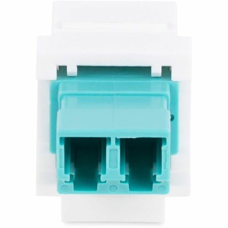StarTech.com LC to LC Coupler, LC Fiber Coupler, LC/UPC Duplex Keystone Jack, Fiber Optic Keystone Coupler for Patch Panel — DMFKSLCLCCOUPLER
